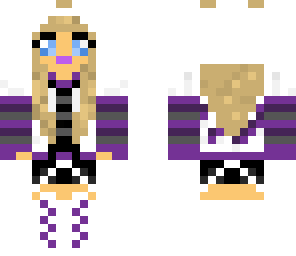 purple panda girl