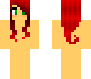 redhead girl skin base