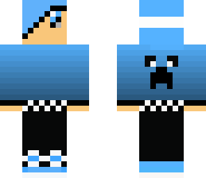 blue creeper face teen