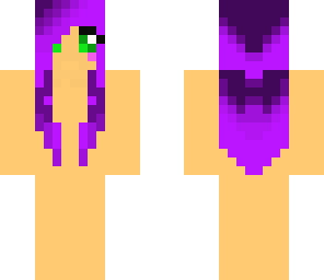 purple hair girl base