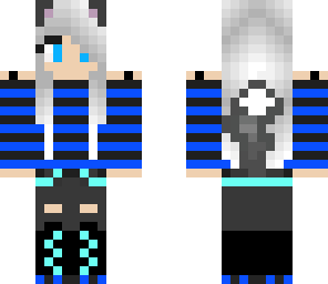 blue wolf girl