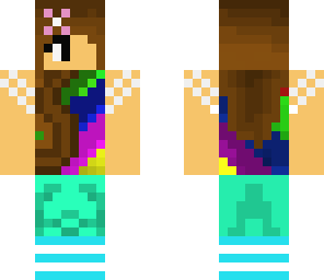rainbow girl