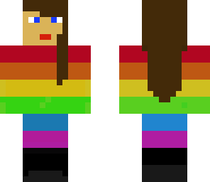rainbow girl