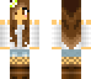 white flower girl
