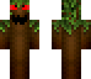 evil tree with moving mouth