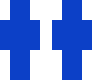 blue man