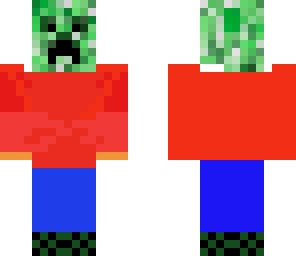 creeper with shirt and pants