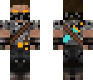 herobrine pumpkin skin