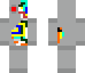 robot with plating partially torn off
