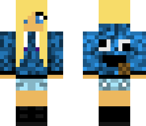 edited cookie monster girl