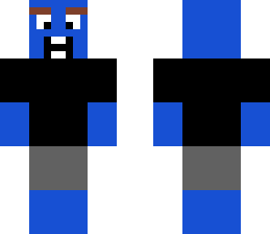 blue man