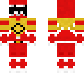 red ranger with dragon shield