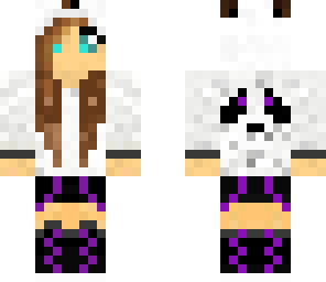 purple panda girl