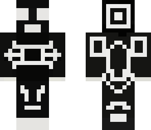 black and white