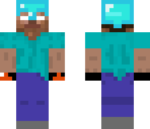 daimond helmet herobrine with gloves