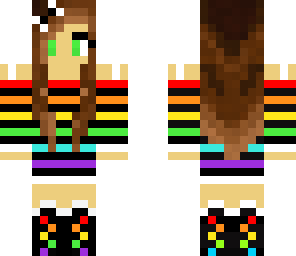 awesome rainbow girl