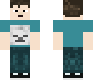 teen  with skeleton shirt