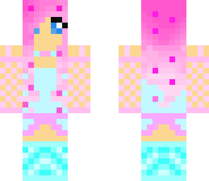 sweet cotton candy girl with sprinkles