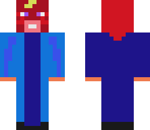 cazzzy blue and red man