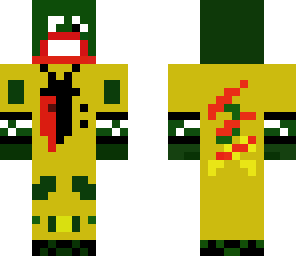 yellow tuxedo zombie