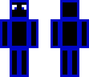 nice blue square skin