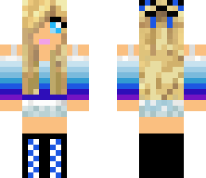 blue girl