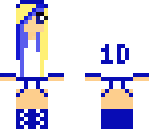 blue panda 1d girl
