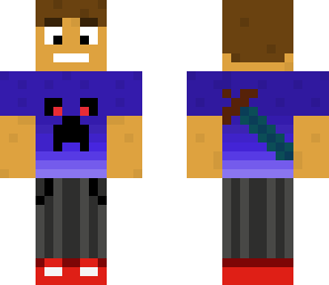 boy with blue shirt