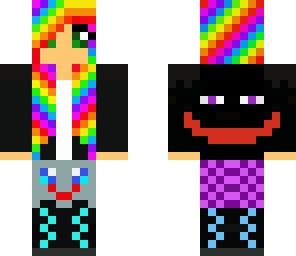 rainbow awesome girl
