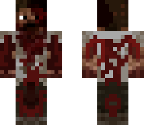 blood covered man