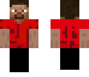 steve in red clothing