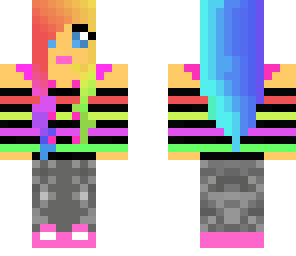 rainbow girl