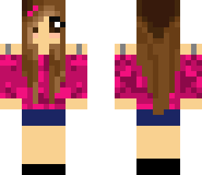 girl with pink shirt