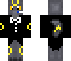 umbreon with a tuxedo and a headset