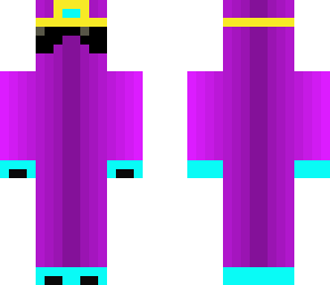purple king with diamond 