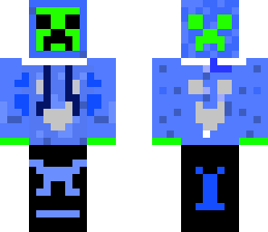 creeper in a hoodie