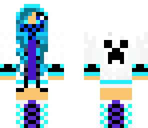 blue creeper girl