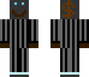 some weird jailed striped guy