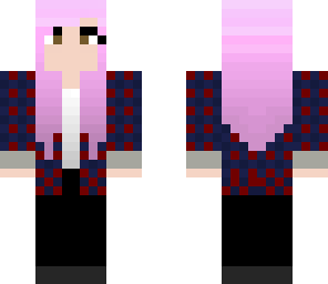 plaid t-shirt girl