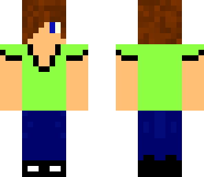 kid in a green shirt