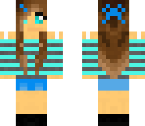 cute blue teen