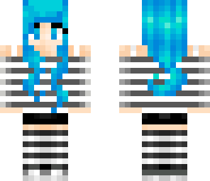 blue hair