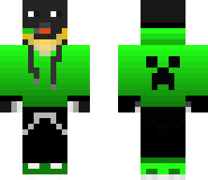 penguin green hoodie