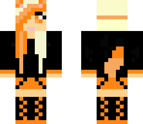 orange wolf girl