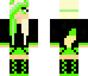 green wolf girl