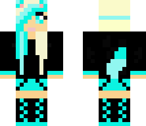 light blue wolf girl