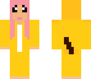 cute pikachu kigurumi girl