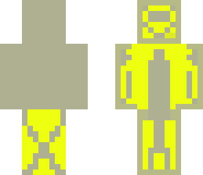 yellow and gray man
