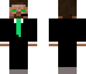 nyan herobrine in tux with speaker