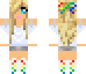 rainbow girl